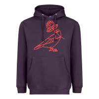 Plum democratic socialists of america Heavyweight Hoodie - artisFamous