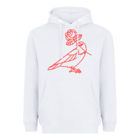 White democratic socialists of america Heavyweight Hoodie - artisFamous