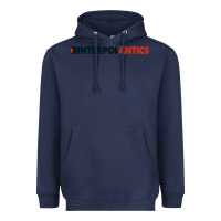 Navy interpol antics crop top Heavyweight Hoodie - artisFamous