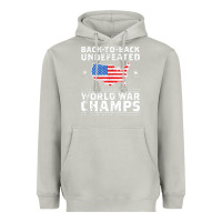 Moon Dust back to back undefeated world war champs Heavyweight Hoodie - artisFamous