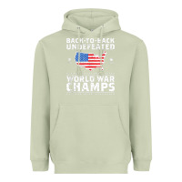 Matcha back to back undefeated world war champs Heavyweight Hoodie - artisFamous