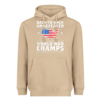 Mushroom back to back undefeated world war champs Heavyweight Hoodie - artisFamous