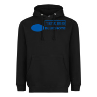 Black blue note jazz music records Heavyweight Hoodie - artisFamous