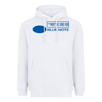 White blue note jazz music records Heavyweight Hoodie - artisFamous