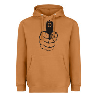 Meerkat hands up pistol Heavyweight Hoodie - artisFamous