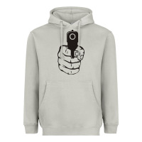 Moon Dust hands up pistol Heavyweight Hoodie - artisFamous