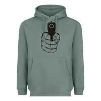 Sage hands up pistol Heavyweight Hoodie - artisFamous