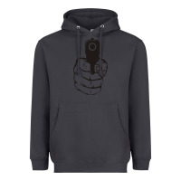 Smoke hands up pistol Heavyweight Hoodie - artisFamous