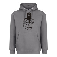 Storm hands up pistol Heavyweight Hoodie - artisFamous