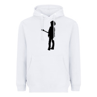 White ro.b.e.r.t.  &' c.u.r.e'  smith  baseball ¾ sleeve t shirt Heavyweight Hoodie - artisFamous