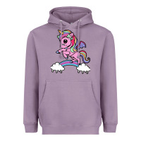 Lavender cute unicorn Heavyweight Hoodie - artisFamous