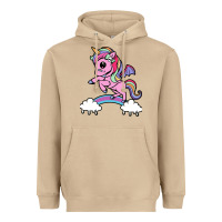 Mushroom cute unicorn Heavyweight Hoodie - artisFamous