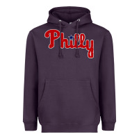 Plum baseball philly Heavyweight Hoodie - artisFamous