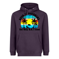 Plum beer n' sunshine the only B.S. i need Heavyweight Hoodie - artisFamous