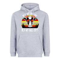 Heather Grey vintage not my pasture not my bull cow Heavyweight Hoodie - artisFamous