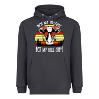 Smoke vintage not my pasture not my bull cow Heavyweight Hoodie - artisFamous