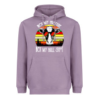 Lavender vintage not my pasture not my bull cow Heavyweight Hoodie - artisFamous
