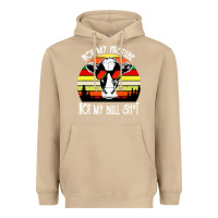 Mushroom vintage not my pasture not my bull cow Heavyweight Hoodie - artisFamous