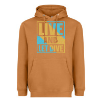 Meerkat Live And Let Dive Retro Style Heavyweight Hoodie - artisFamous
