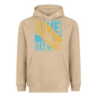 Mushroom Live And Let Dive Retro Style Heavyweight Hoodie - artisFamous