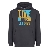 Smoke Live And Let Dive Retro Style Heavyweight Hoodie - artisFamous