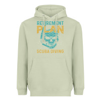Matcha Retirement Plan Scuba Diving Heavyweight Hoodie - artisFamous