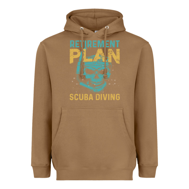 Retirement Plan Scuba Diving Heavyweight Hoodie by artisFamous | Teevron
