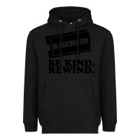Black blockbuster be kind rewind Heavyweight Hoodie - artisFamous