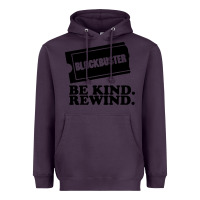 Plum blockbuster be kind rewind Heavyweight Hoodie - artisFamous
