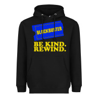 Black blockbuster be kind rewind Heavyweight Hoodie - artisFamous