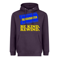 Plum blockbuster be kind rewind Heavyweight Hoodie - artisFamous
