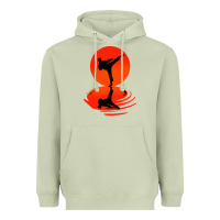 Matcha karate and kung fu Heavyweight Hoodie - artisFamous