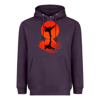 Plum karate and kung fu Heavyweight Hoodie - artisFamous
