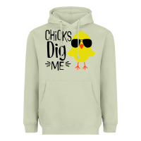 Matcha kids chick dig me christian Heavyweight Hoodie - artisFamous
