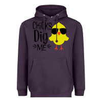 Plum kids chick dig me christian Heavyweight Hoodie - artisFamous