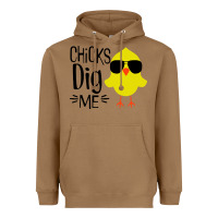Toasted Coconut kids chick dig me christian Heavyweight Hoodie - artisFamous