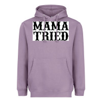 Lavender Mama Tried Heavyweight Hoodie - artisFamous