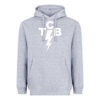 Heather Grey taking care of business rock n roll Heavyweight Hoodie - artisFamous