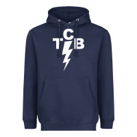 Navy taking care of business rock n roll Heavyweight Hoodie - artisFamous