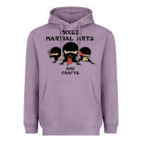 Lavender mixed martial arts and crafts Heavyweight Hoodie - artisFamous
