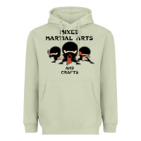 Matcha mixed martial arts and crafts Heavyweight Hoodie - artisFamous