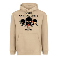Mushroom mixed martial arts and crafts Heavyweight Hoodie - artisFamous
