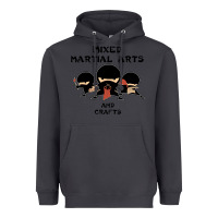 Smoke mixed martial arts and crafts Heavyweight Hoodie - artisFamous