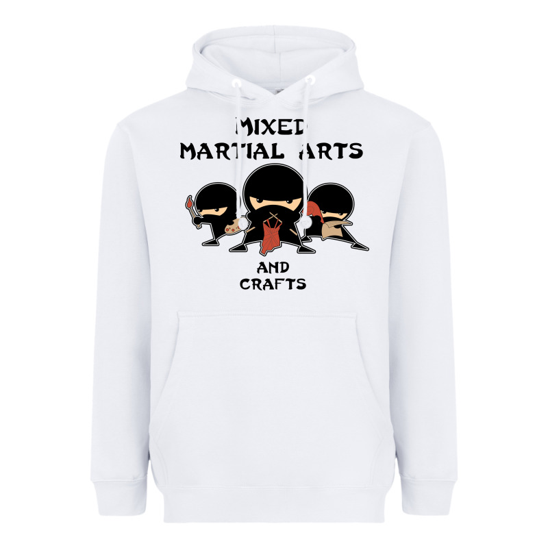 Mixed Martial Arts And Crafts Heavyweight Hoodie by artisFamous | Teevron
