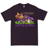 Plum Parading with my gnomies Premium Tee - HowdyJamesFarm