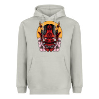 Moon Dust demon oni mask Heavyweight Hoodie - artisFamous