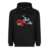 Black nu pogodi! Heavyweight Hoodie - artisFamous