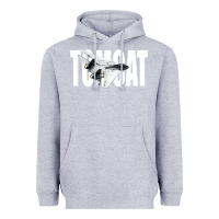 Heather Grey f 14 tomcat f14 navy jet fighter plane tshirt pilot t shirt Heavyweight Hoodie - artisFamous