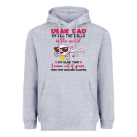 Heather Grey dear dad of all the balls in the world i’m glad that i came out of y Heavyweight Hoodie - artisFamous