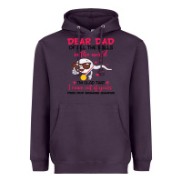 Plum dear dad of all the balls in the world i’m glad that i came out of y Heavyweight Hoodie - artisFamous
